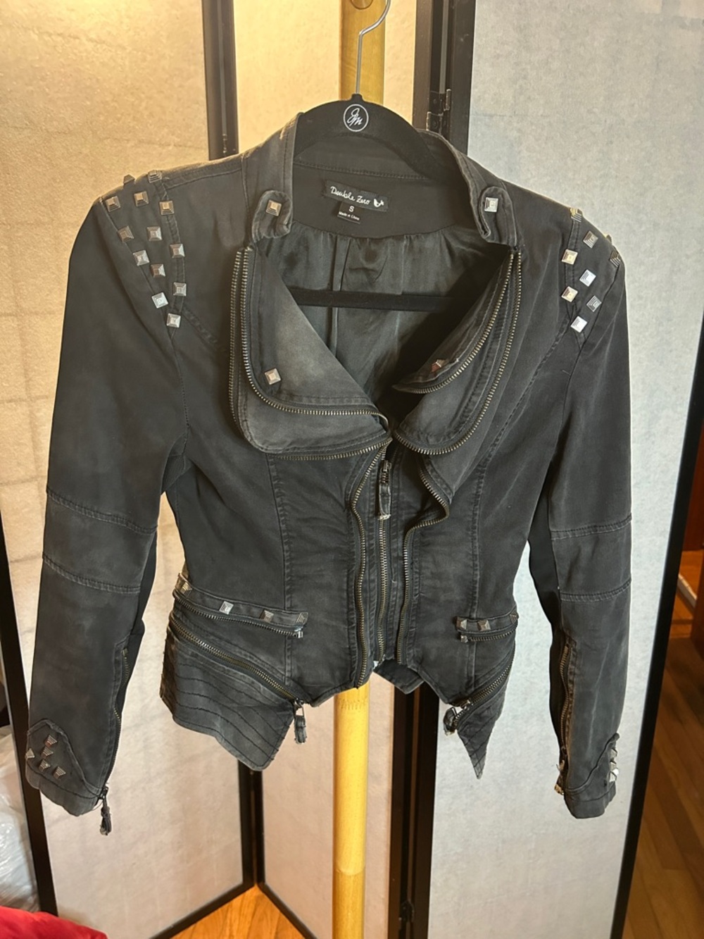 Double Zero Black Studded Jacket